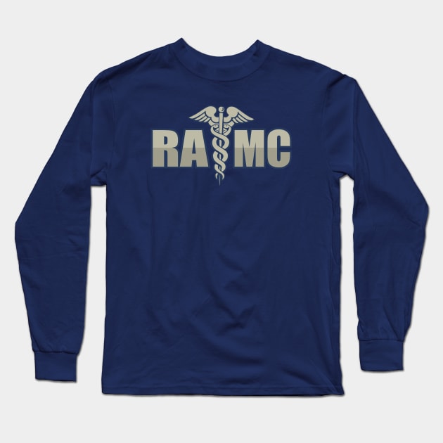 Royal Army Medical Corps RAMC Long Sleeve T-Shirt by TCP
